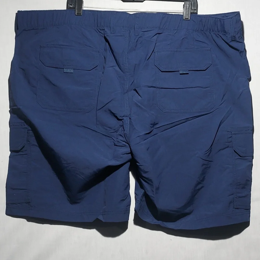 NEW Lands End Belted Lined Cargo Swim Trunks Mens‎ Size 3XL
